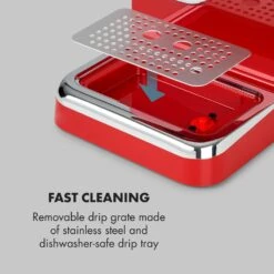 Espressionata Gusto Macchina Del Caffè -Elettrodomestici Negozio 10035376 uk 0006 logo Klarstein Espressionata Gusto Espressomaschine rot