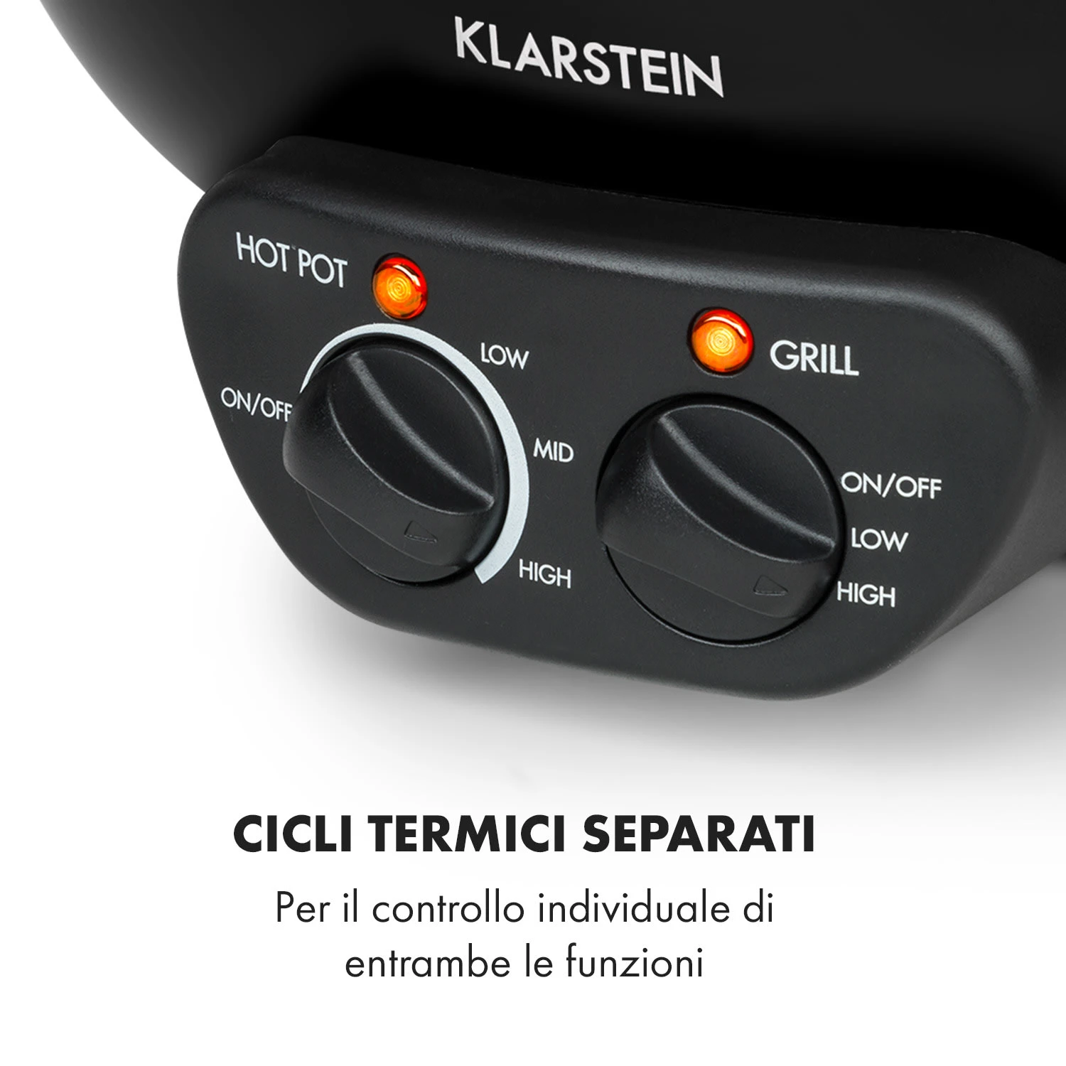 Szechuan, 2 In 1 Hot Pot & Griglia Elettrica 5 Szechuan, 2 In 1 Hot Pot & Griglia Elettrica - immagine 3