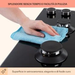 Illuminosa 4 Piano Cottura A Gas 17 Illuminosa 4 Piano Cottura A Gas -Elettrodomestici Negozio 10035464 it 0007 usp