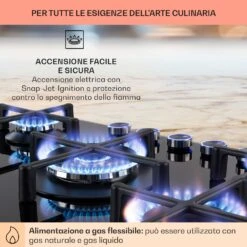 Illuminosa 5 Piano Cottura A Gas -Elettrodomestici Negozio 10035465 it 0005 usp