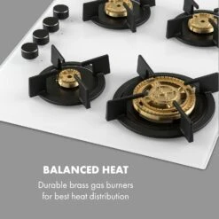 Goldflame 4 Piano Cottura A Gas 14 Goldflame 4 Piano Cottura A Gas -Elettrodomestici Negozio 10035499 yy 0003 logo Klarstein Goldflame 4 Gasherd weiss