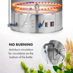 Brauheld Pro, Paiolo Di Ammostamento, Pompa Di Circolazione, Acciaio Inox, 70L, 30-100°C, 3300W -Elettrodomestici Negozio 10035516 uk 0006 logo