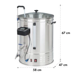 Brauheld Pro, Paiolo Di Ammostamento, Pompa Di Circolazione, Acciaio Inox, 70L, 30-100°C, 3300W -Elettrodomestici Negozio 10035516 yy 0010 logo
