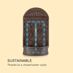 Blumquell Fontana Solare -Elettrodomestici Negozio 10035542 uk 0007 logo blumfeldt Blumquell Solarbrunnen braun