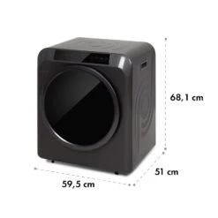 EZ Dry, Asciugabiancheria, Asciugatrice Con Scarico Diretto Dell'aria, 1500W, 6kg, 60cm 18 EZ Dry, Asciugabiancheria, Asciugatrice Con Scarico Diretto Dell'aria, 1500W, 6kg, 60cm -Elettrodomestici Negozio 10035544 yy 0008 logo Klarstein Waeschetrockner EZ Dry grau