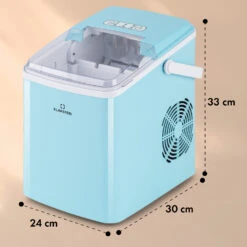 Arctic Porter, Macchina Del Ghiaccio, Cubetti A Pallottola, 12kg/24h, Acciaio Inox -Elettrodomestici Negozio 10035554 yy 0011 dimensions