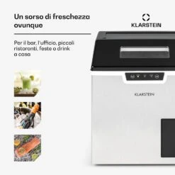 Icefestival Bullet, Macchina Del Ghiaccio, 1,9l, 20kg/24h, 400W -Elettrodomestici Negozio 10035578 it 0003 usp