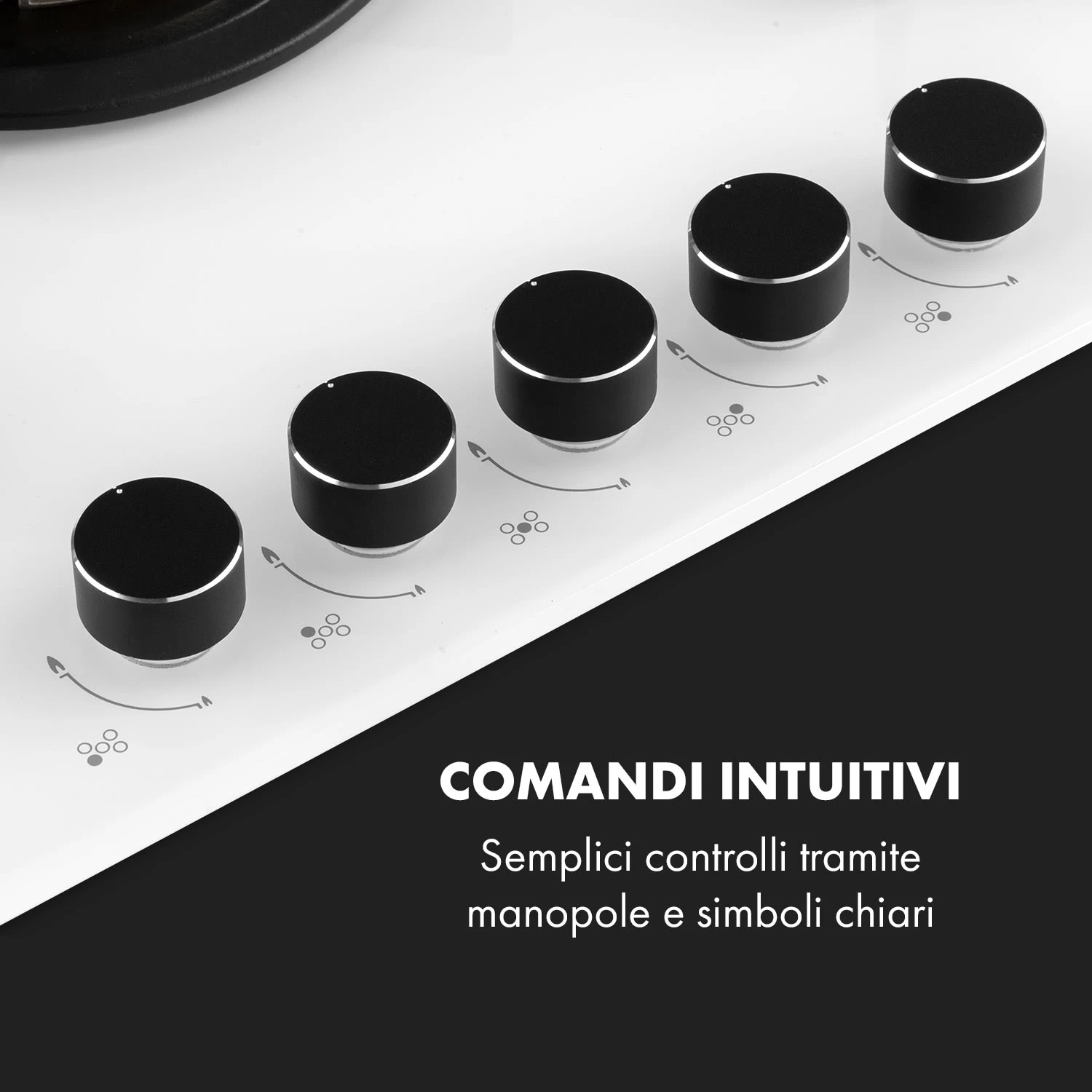 Goldflame 5, Piano Cottura A Gas 6 Goldflame 5, Piano Cottura A Gas - immagine 4