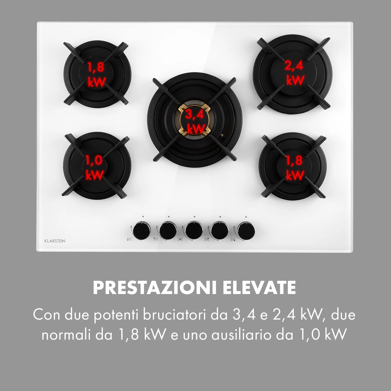 Goldflame 5, Piano Cottura A Gas 8 Goldflame 5, Piano Cottura A Gas - immagine 6