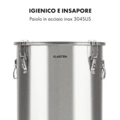 Gärkeller Pro XL, Paiolo Di Fermentazione, 60 Litri, Valvola Di Sfogo, Acciaio Inox 304 16 Gärkeller Pro XL, Paiolo Di Fermentazione, 60 Litri, Valvola Di Sfogo, Acciaio Inox 304 -Elettrodomestici Negozio 10035622 it 0006 logo