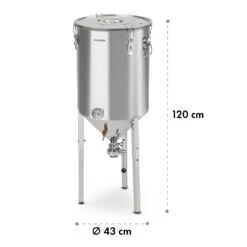 Gärkeller Pro XL, Paiolo Di Fermentazione, 60 Litri, Valvola Di Sfogo, Acciaio Inox 304 19 Gärkeller Pro XL, Paiolo Di Fermentazione, 60 Litri, Valvola Di Sfogo, Acciaio Inox 304 -Elettrodomestici Negozio 10035622 yy 0010 logo Klarstein Conical Fermenter 60L