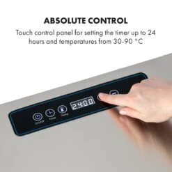 Captain Jerky 110, Essiccatore, 1000W, 30-90 °C, Timer 24 Ore, Acciaio Inox -Elettrodomestici Negozio 10035735 uk 0003 logo Klarstein Captain Jerky 110