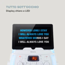 StarMaker Plus, Impianto Karaoke, Bluetooth, USB, CD, Effetti Luce LED, RCA 14 StarMaker Plus, Impianto Karaoke, Bluetooth, USB, CD, Effetti Luce LED, RCA -Elettrodomestici Negozio 10035747 it 0004 logo