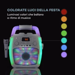 StarMaker Plus, Impianto Karaoke, Bluetooth, USB, CD, Effetti Luce LED, RCA 16 StarMaker Plus, Impianto Karaoke, Bluetooth, USB, CD, Effetti Luce LED, RCA -Elettrodomestici Negozio 10035747 it 0006 logo