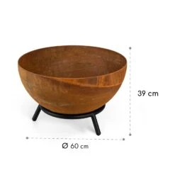 Fireball Rust Braciere Inclinabile Finitura Effetto Ruggine Ø 60 Cm 19 Fireball Rust Braciere Inclinabile Finitura Effetto Ruggine Ø 60 Cm -Elettrodomestici Negozio 10035770 yy 0009 logo
