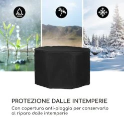 Fireball Rust Braciere Inclinabile Finitura Effetto Ruggine/legno Ø 60 Cm -Elettrodomestici Negozio 10035771 it 0006 logo