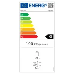 Reserva 8 Slim Uno - Frigorifero Per Vini -Elettrodomestici Negozio 10035861 energy label