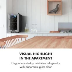 Reserva 8 Uno, Cantinetta Vino, 23 Litri, 8 Bottiglie, 11-18 °C, 26 DB, Acciaio Inox -Elettrodomestici Negozio 10035864 uk 0002 logo