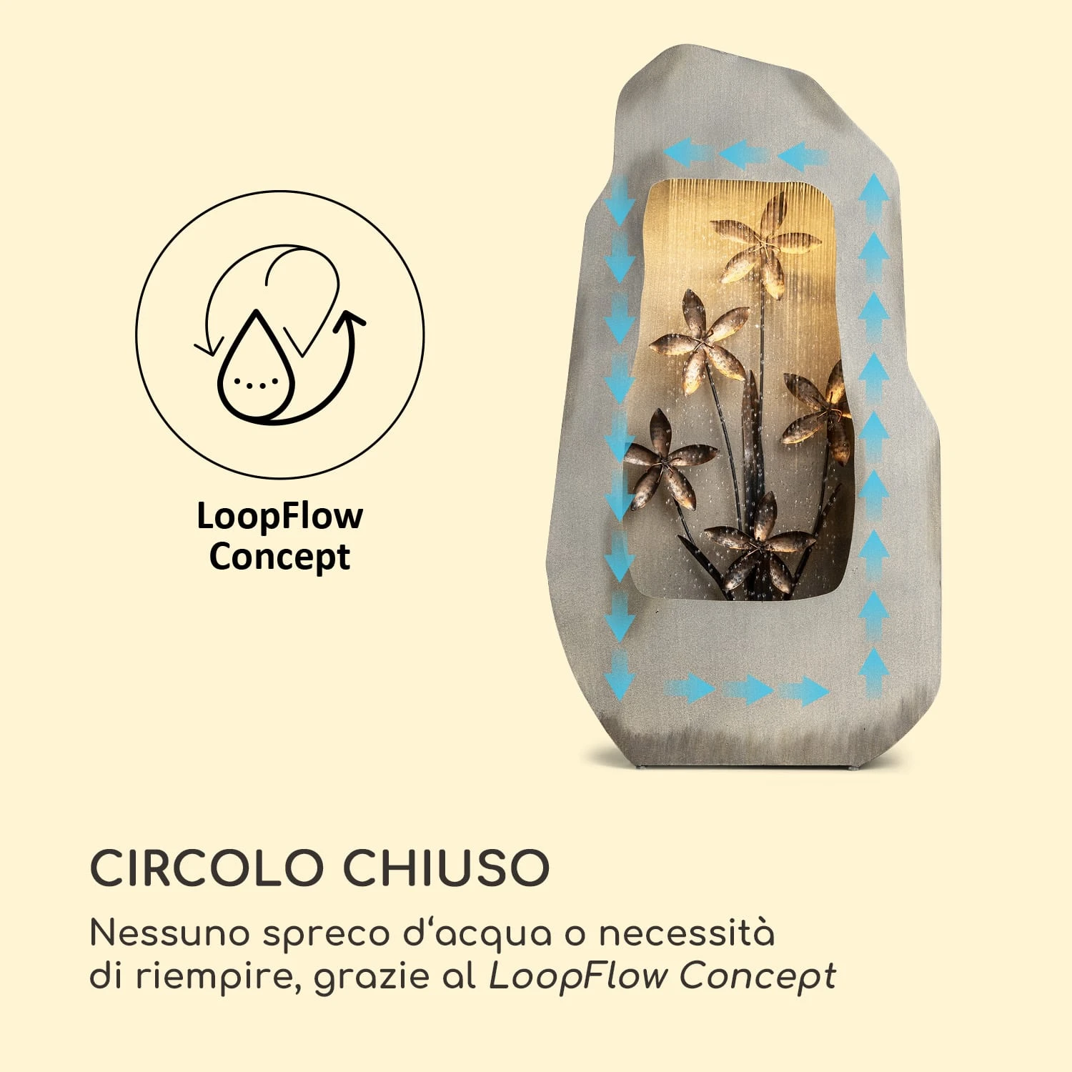 Garden Fountain Athena, 53 X 98 X 23 Cm, Materiale: Metallo Zincato 8 Garden Fountain Athena, 53 X 98 X 23 Cm, Materiale: Metallo Zincato - immagine 6