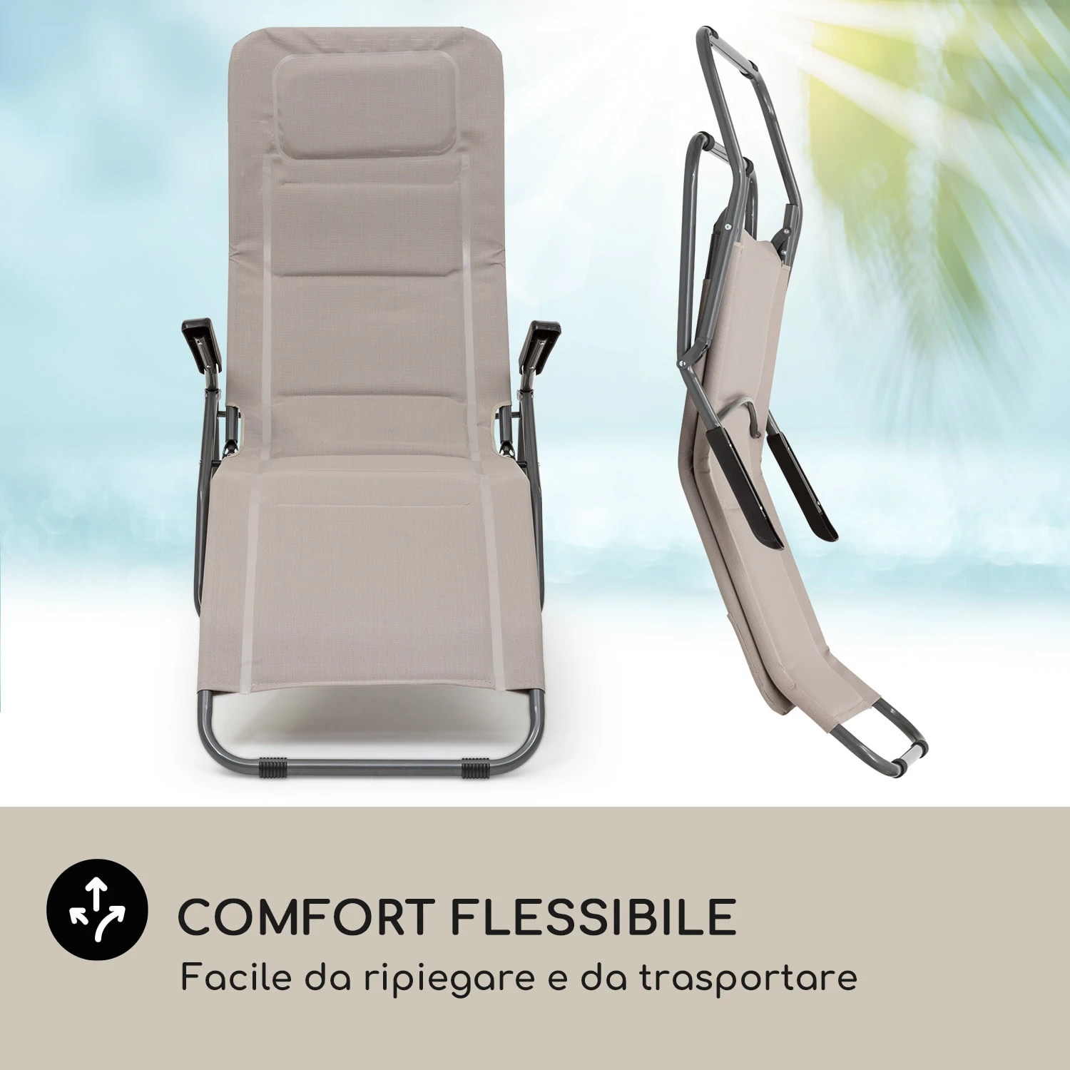 Vitello Noble - Sedia A Sdraio 7 Vitello Noble - Sedia A Sdraio - immagine 5