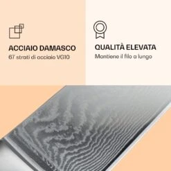 Kaito Set Di Coltelli In Acciaio Di Damasco -Elettrodomestici Negozio 10036059 it 0004 logo