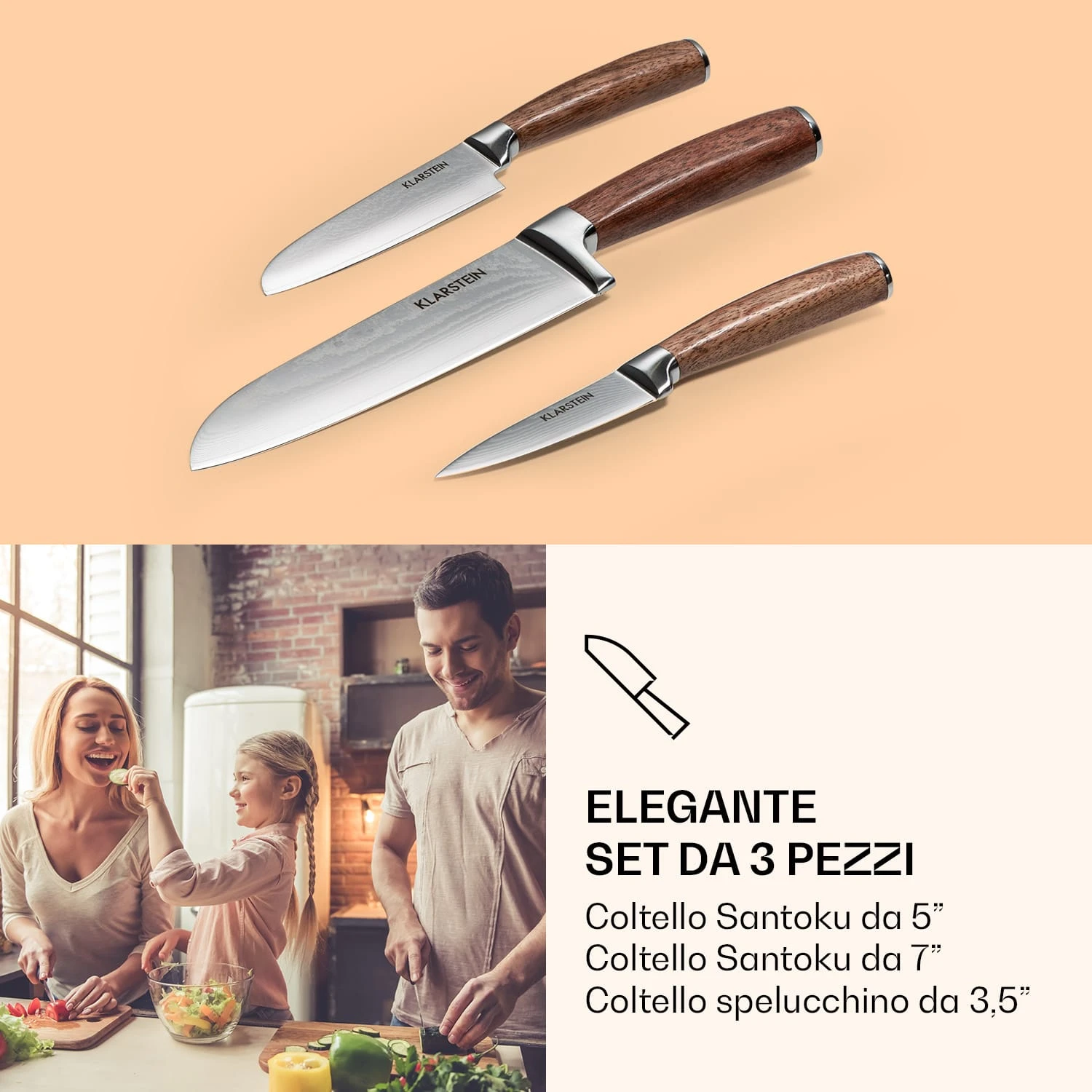 Kishiko Set Di Coltelli 5 Kishiko Set Di Coltelli - immagine 3