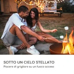 Savage 2.0 Rund, Braciere Con Griglia, Ø: 60 Cm Stabile Basamento, Portalegna -Elettrodomestici Negozio 10036085 it 0002 logo