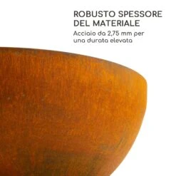 Savage 2.0 Rund, Braciere Con Griglia, Ø: 60 Cm Stabile Basamento, Portalegna -Elettrodomestici Negozio 10036085 it 0004 logo