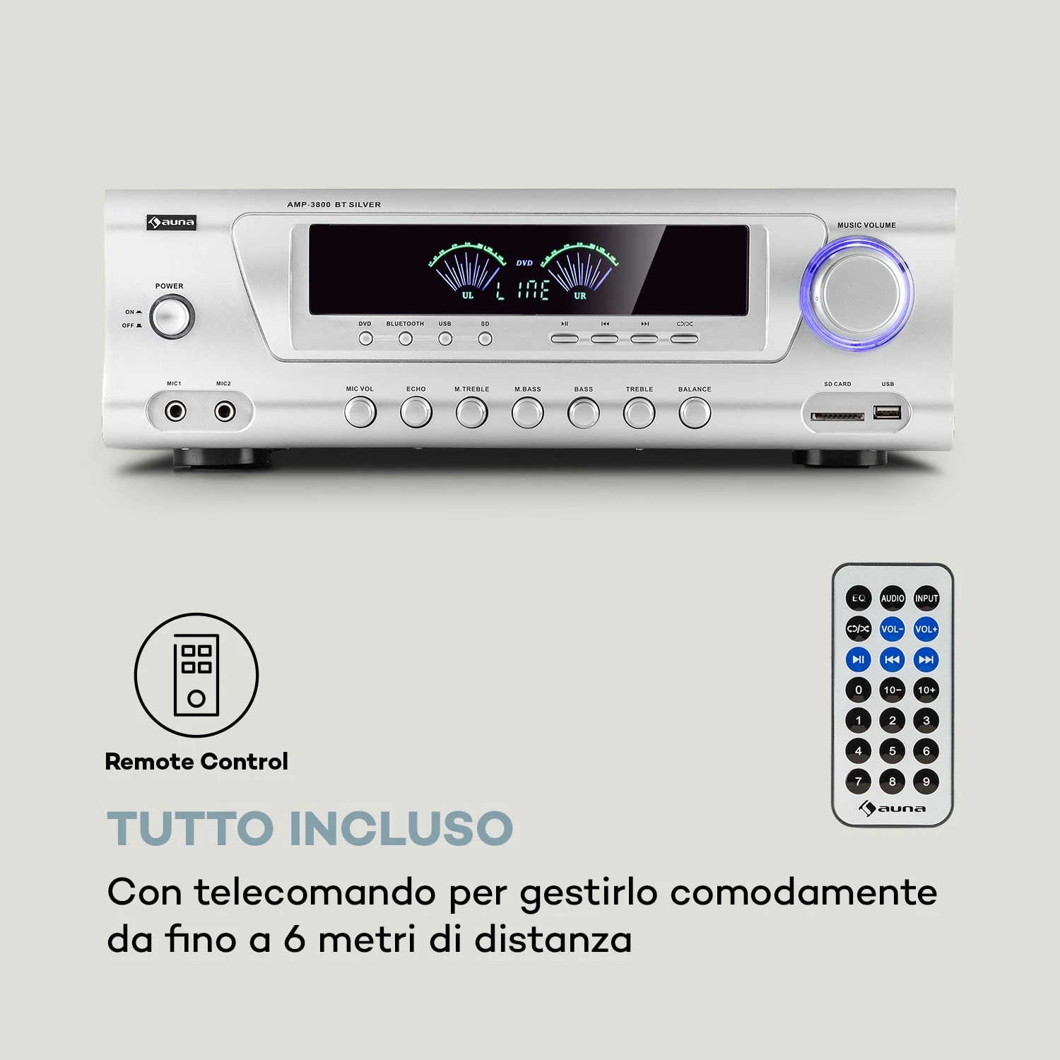 Amplificatore HiFi 5.0 AMP 3800 BT 9 Amplificatore HiFi 5.0 AMP 3800 BT - immagine 7