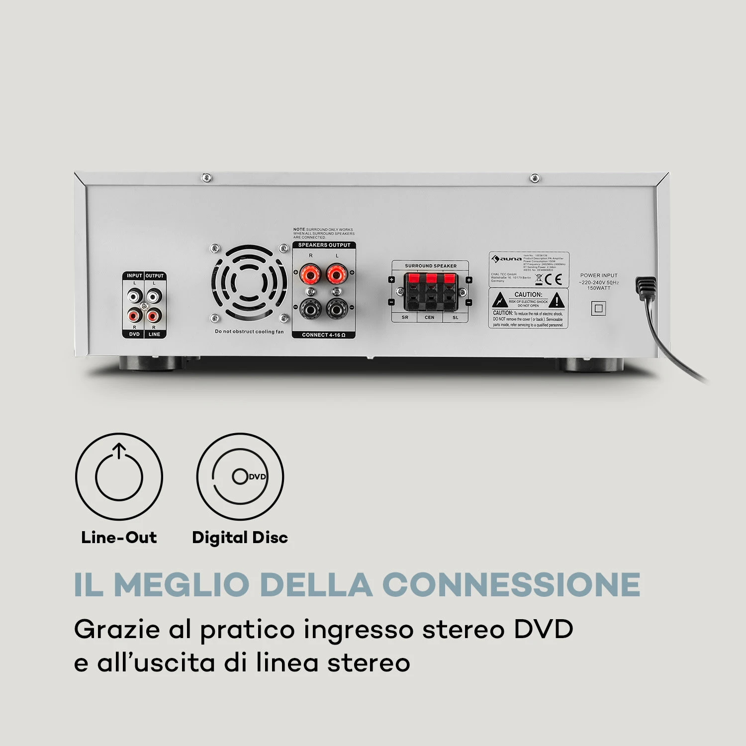 Amplificatore HiFi 5.0 AMP 3800 BT 10 Amplificatore HiFi 5.0 AMP 3800 BT - immagine 8