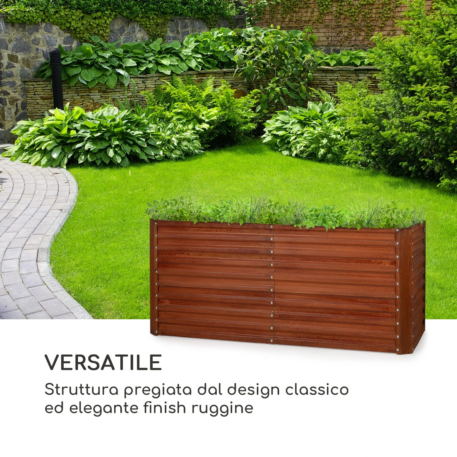 Rust Grow Aiuola Rialzata 4 Rust Grow Aiuola Rialzata - immagine 2