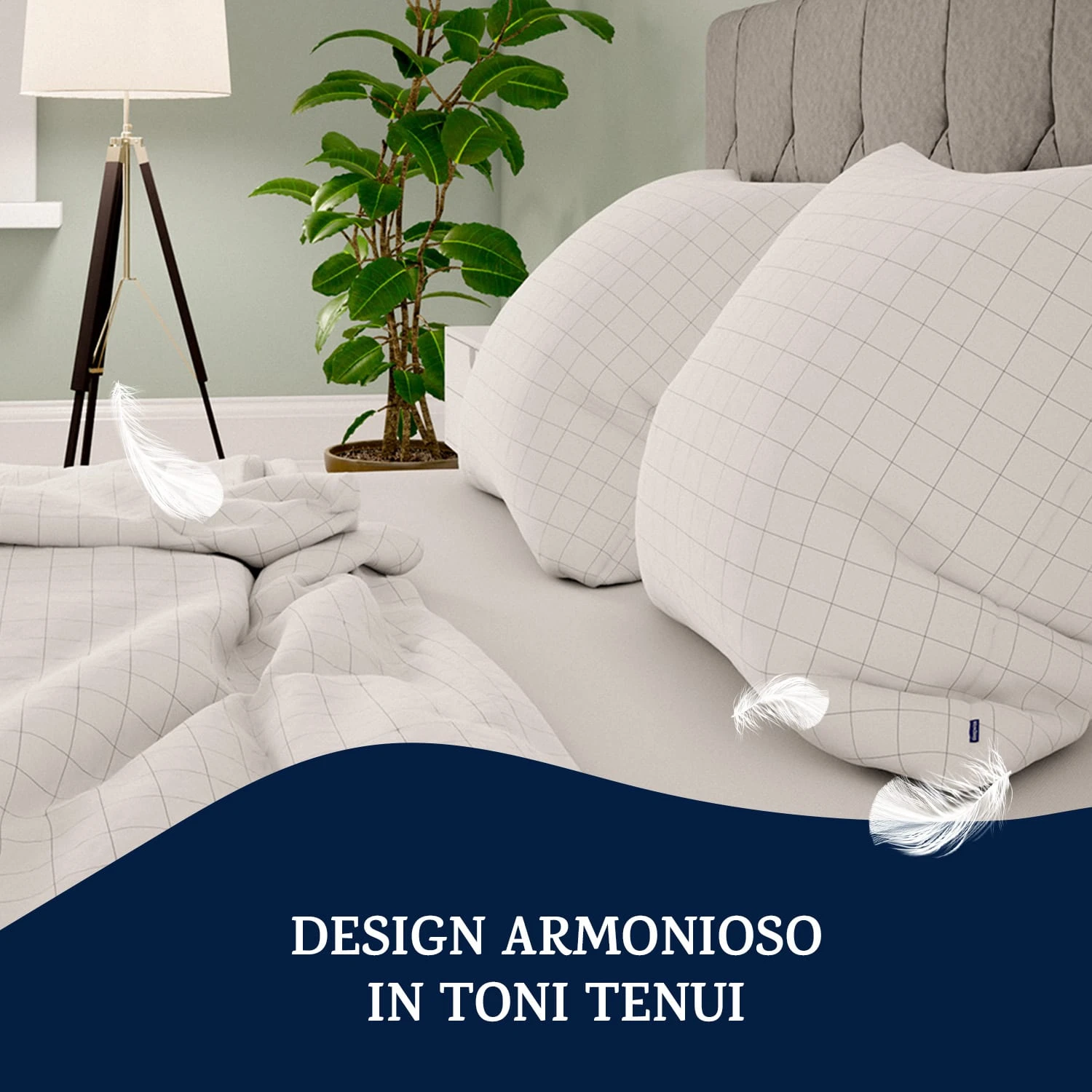 Soft Wonder-Edition, Biancheria Da Letto, 135x200 Cm, Bianco/grigio A Quadretti 6 Soft Wonder-Edition, Biancheria Da Letto, 135x200 Cm, Bianco/grigio A Quadretti - immagine 4