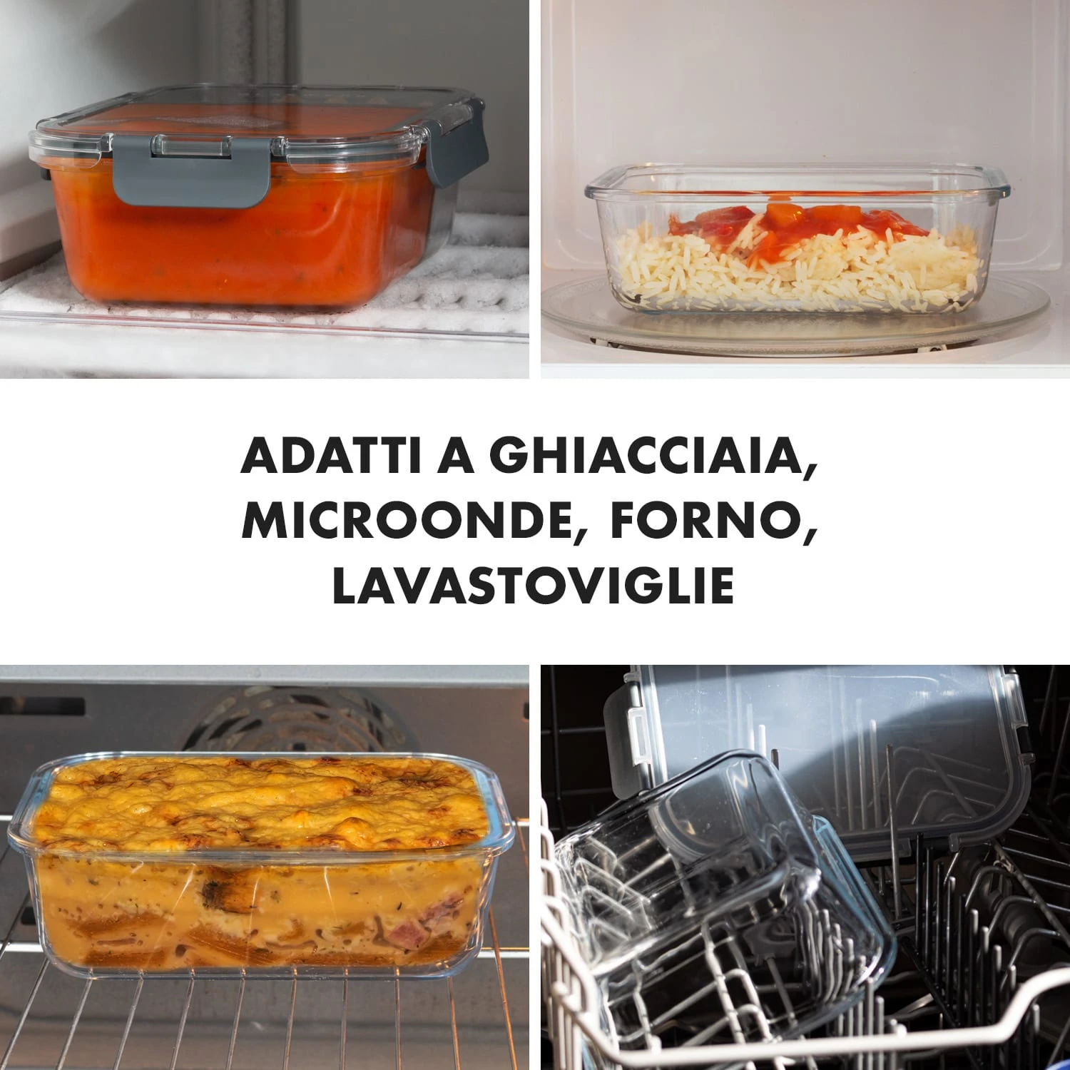 Jardine Contenitori Salvafreschezza Set 3 Pezzi Senza Divisorio 8 Jardine Contenitori Salvafreschezza Set 3 Pezzi Senza Divisorio - immagine 6