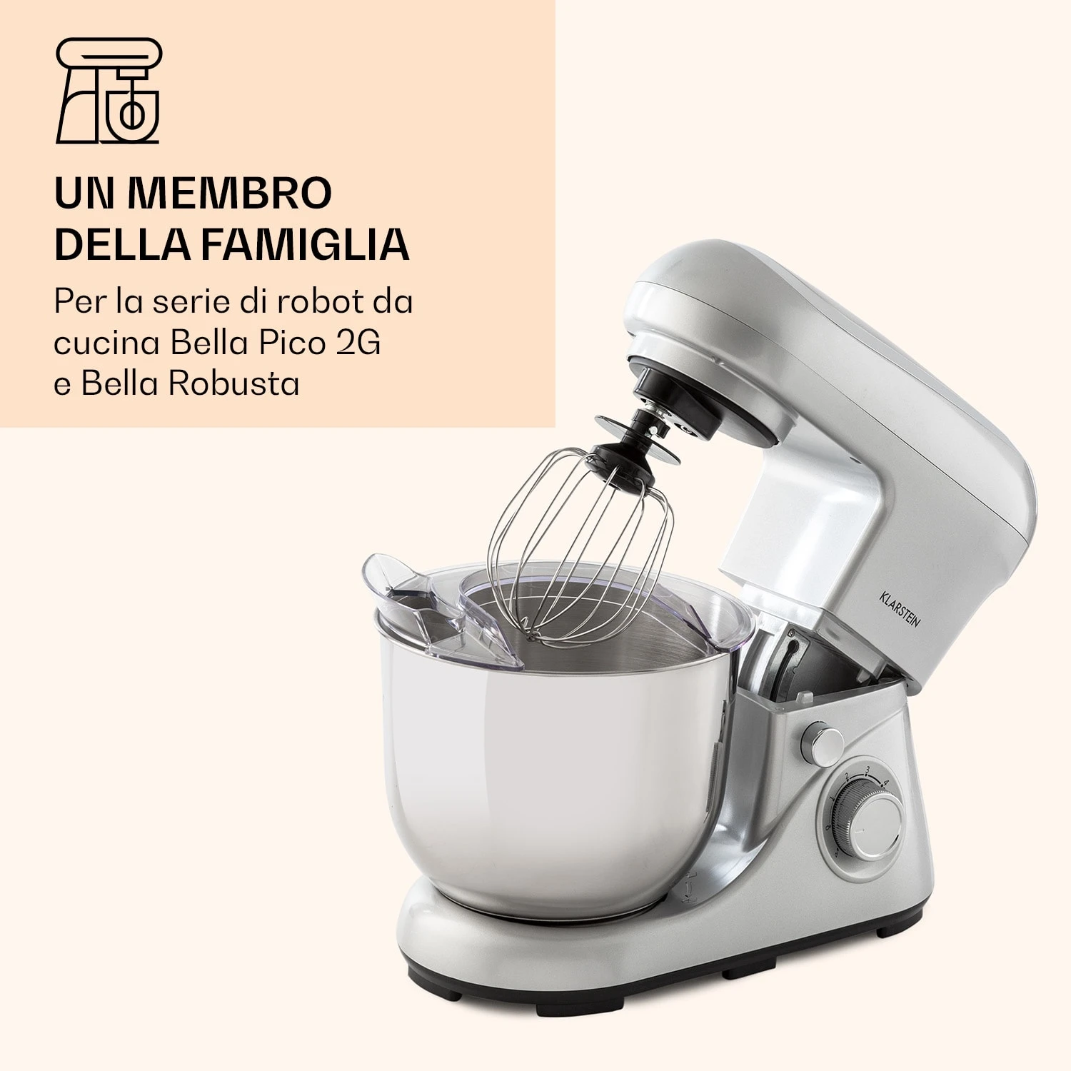 Frusta Pezzo Di Ricambio Per Bella Pico 2G/Bella Robusta Acciaio Inox 5 Frusta Pezzo Di Ricambio Per Bella Pico 2G/Bella Robusta Acciaio Inox - immagine 3