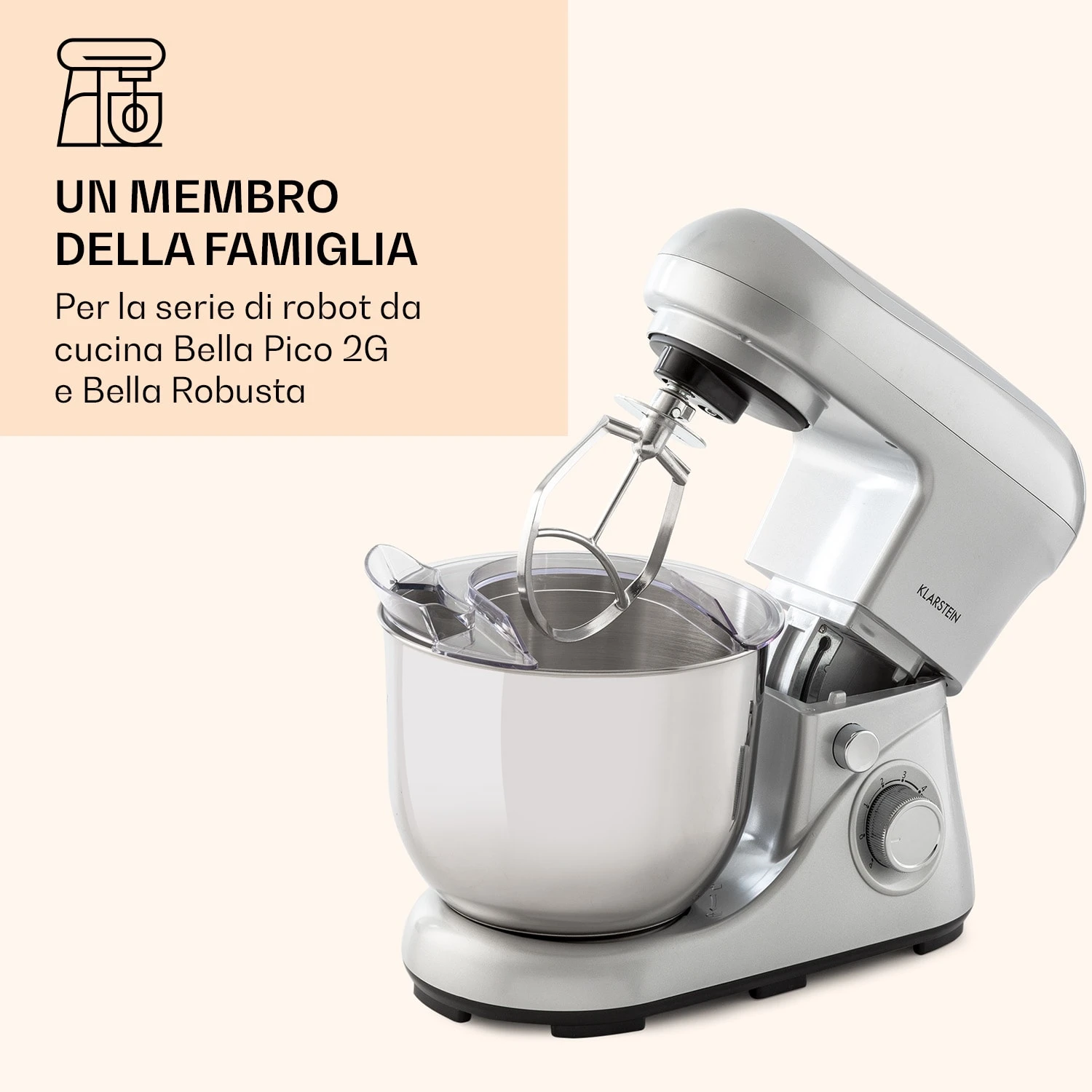 Agitatore Pezzo Di Ricambio Per Bella Pico 2G/Bella Robusta Alluminio Pressofuso 5 Agitatore Pezzo Di Ricambio Per Bella Pico 2G/Bella Robusta Alluminio Pressofuso - immagine 3