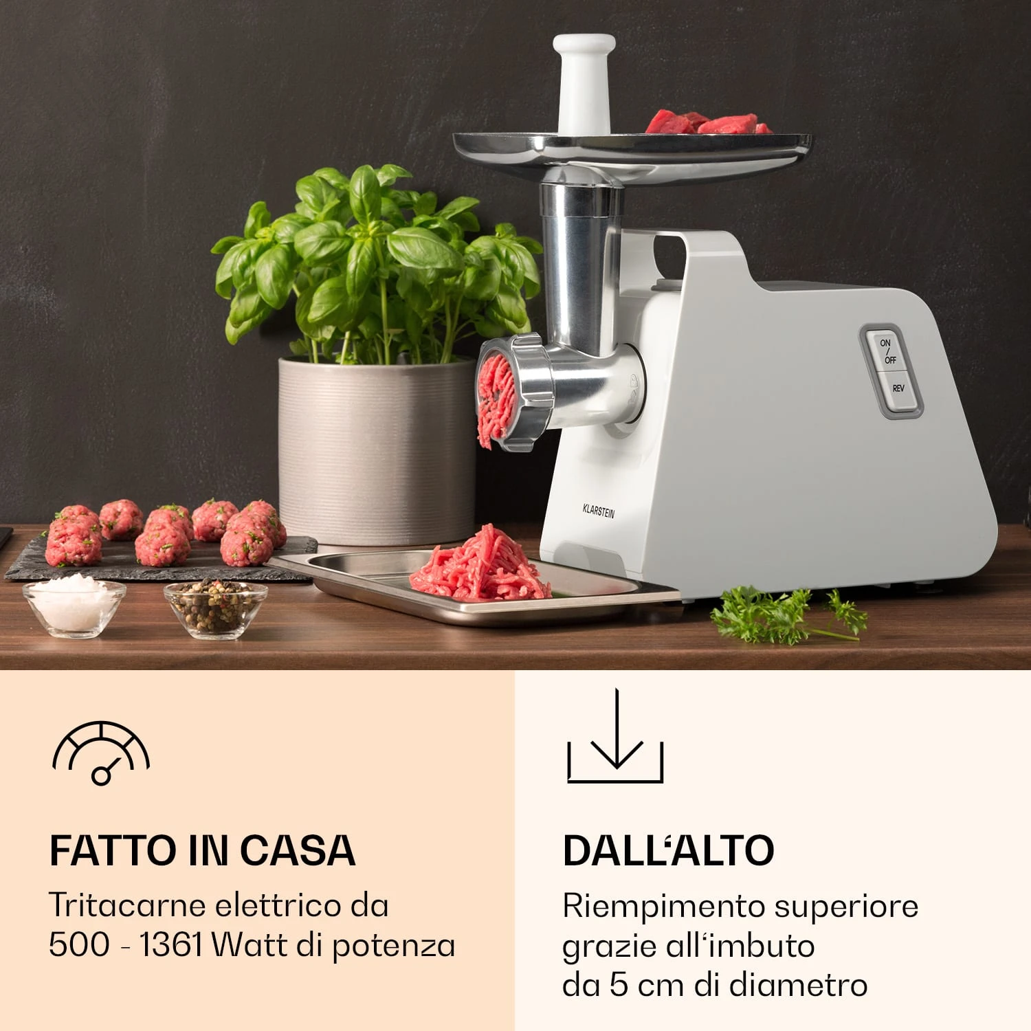 Tritacarne Elettrico Mighty Mince 4 Tritacarne Elettrico Mighty Mince - immagine 2