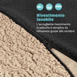 Luna, Lettino Per Cani, Materassino Per Cani | Lavabile | Ortopedico | Antiscivolo | Traspirante | Memory Foam | Taglia L (100x5x70 Cm) -Elettrodomestici Negozio 10037535 it 0005 logo