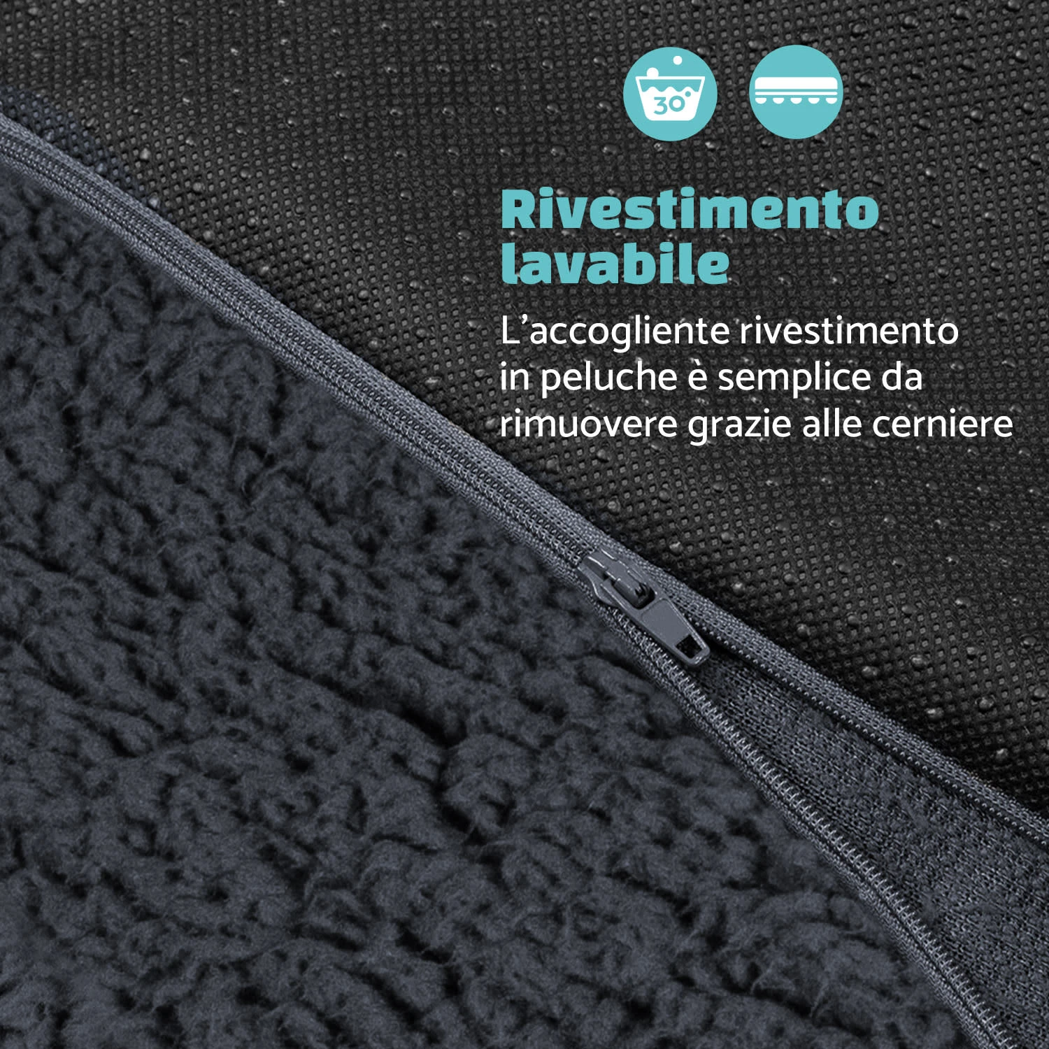 Luna, Lettino Per Cani, Materassino Per Cani | Lavabile | Ortopedico | Antiscivolo | Traspirante | Memory Foam | Taglia L (100x5x70 Cm) 7 Luna, Lettino Per Cani, Materassino Per Cani | Lavabile | Ortopedico | Antiscivolo | Traspirante | Memory Foam | Taglia L (100x5x70 Cm) - immagine 5