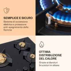 Goldflame 3 Piano Cottura A Gas 13 Goldflame 3 Piano Cottura A Gas -Elettrodomestici Negozio 10037805 it 0005 logo