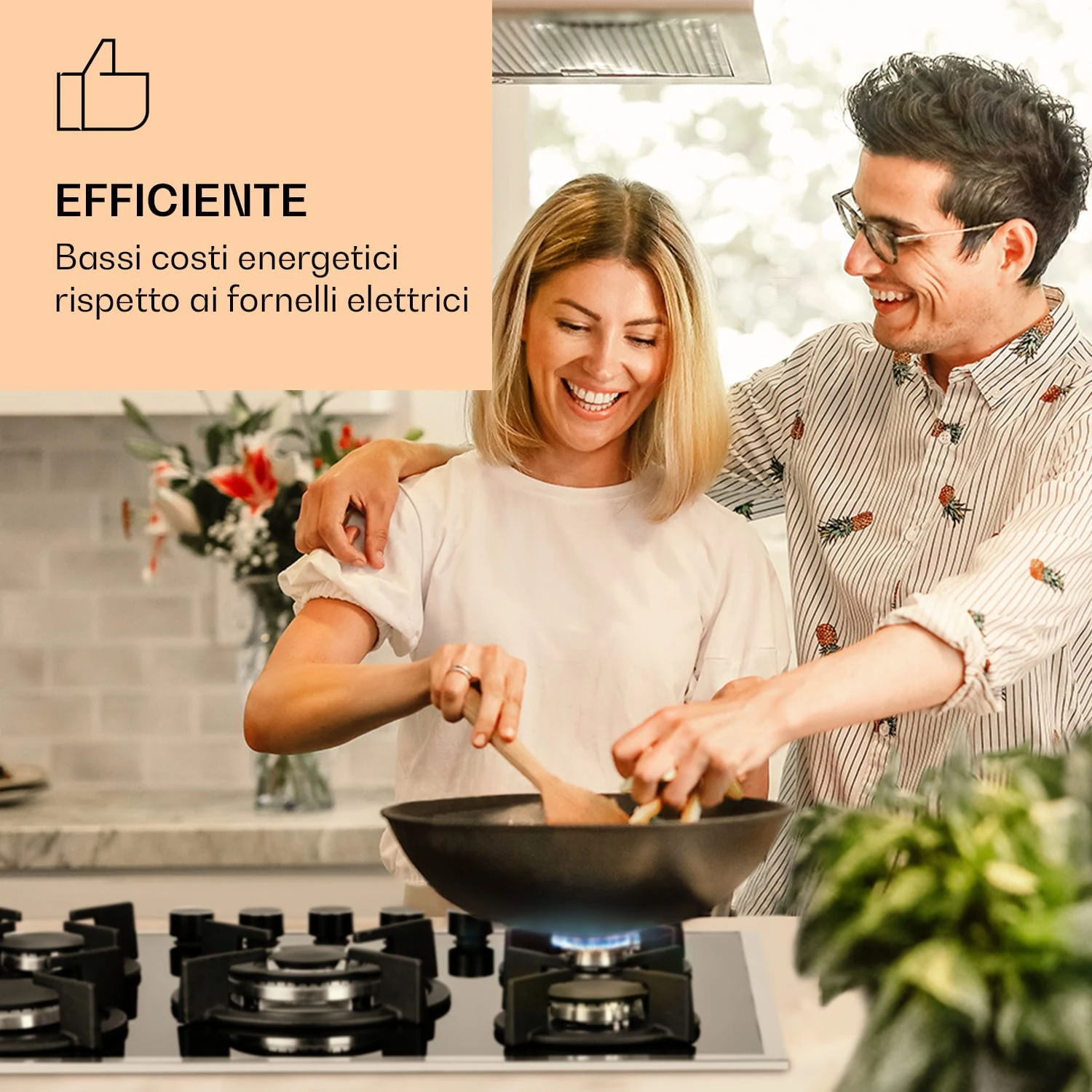 Goldflame 5 Prime Piano Cottura A Gas 4 Goldflame 5 Prime Piano Cottura A Gas - immagine 2