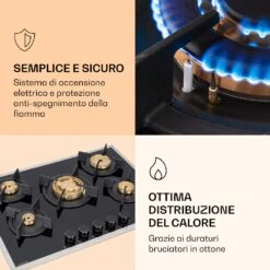 Goldflame 5 Prime Piano Cottura A Gas 13 Goldflame 5 Prime Piano Cottura A Gas -Elettrodomestici Negozio 10037808 it 0005 logo