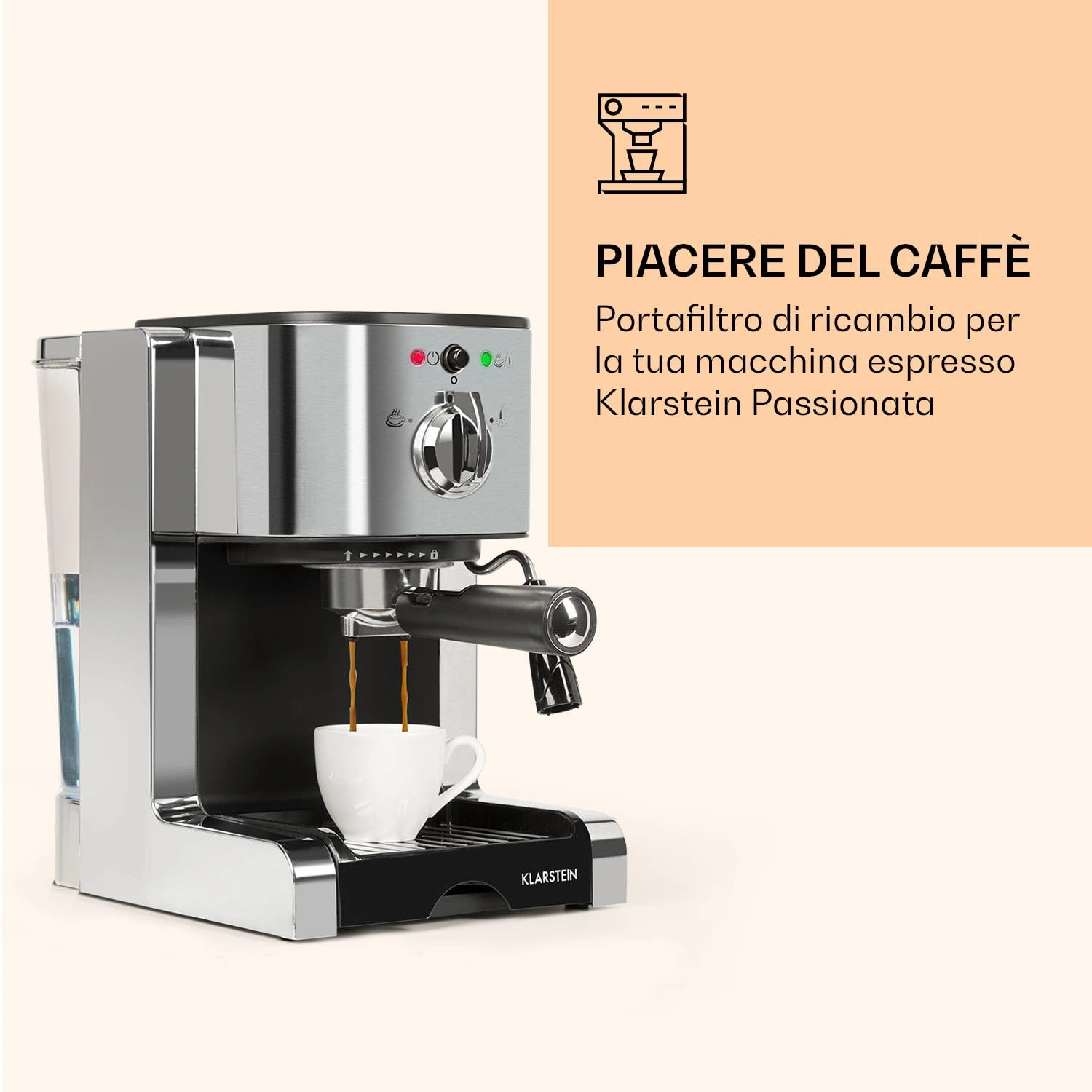 Porta-filtro Per Macchina Da Espresso Passionata 4 Porta-filtro Per Macchina Da Espresso Passionata - immagine 2