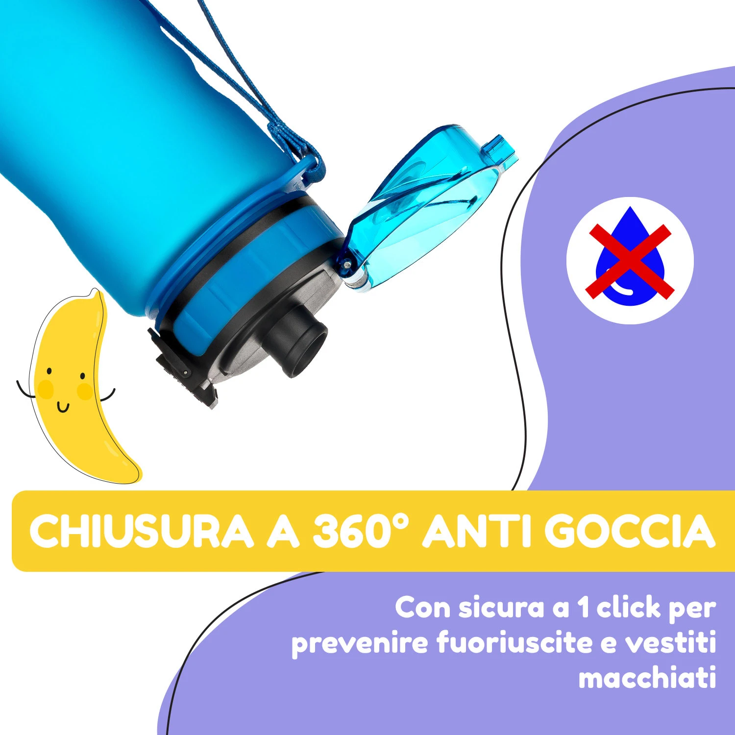 Schmatzfatz, Borraccia Sportiva 5 Schmatzfatz, Borraccia Sportiva - immagine 3