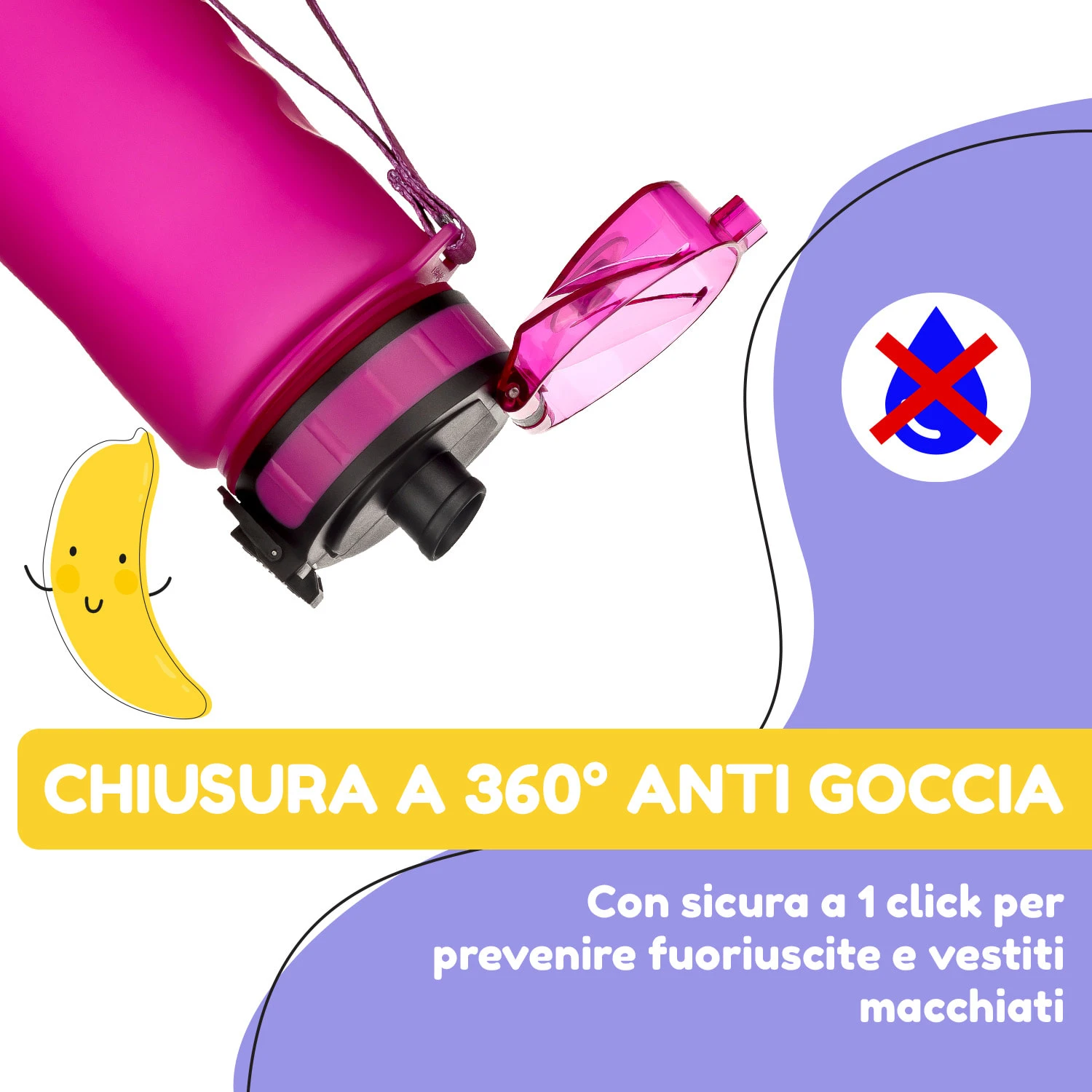 Schmatzfatz, Borraccia Sportiva 5 Schmatzfatz, Borraccia Sportiva - immagine 3