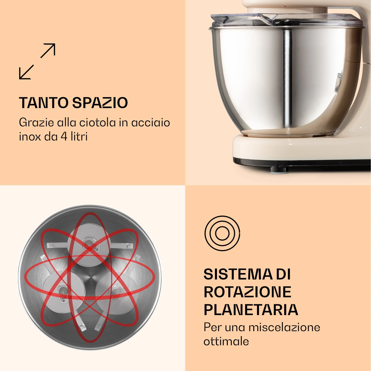 Bella Mini - Mixer Da Cucina 6 Bella Mini - Mixer Da Cucina - immagine 4