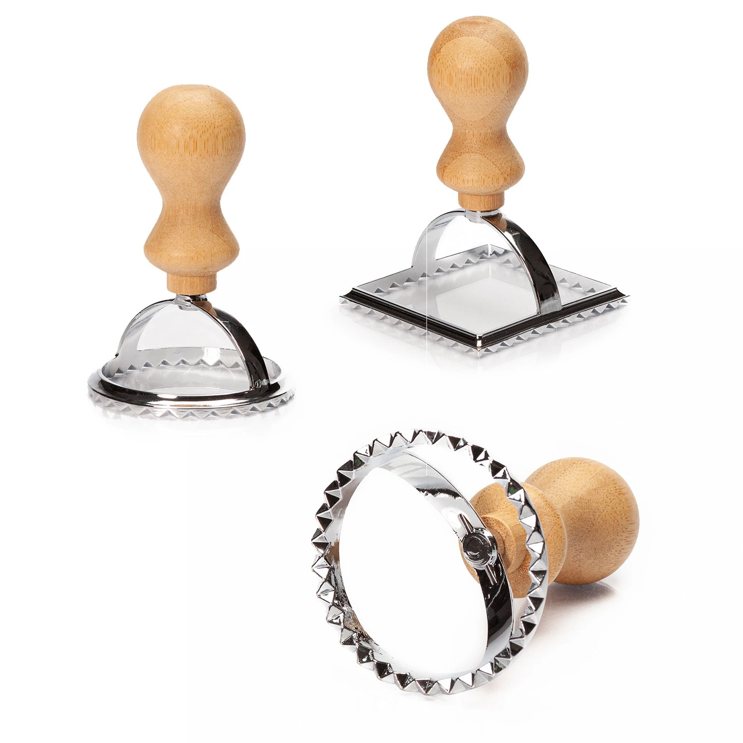 Set Di 3 Stampini Per Ravioli 8 Set Di 3 Stampini Per Ravioli - immagine 6