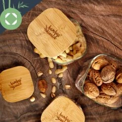 Barattolo Quadrato Con Coperchio Di Bambù -Elettrodomestici Negozio 10038114 yy 0005 logo