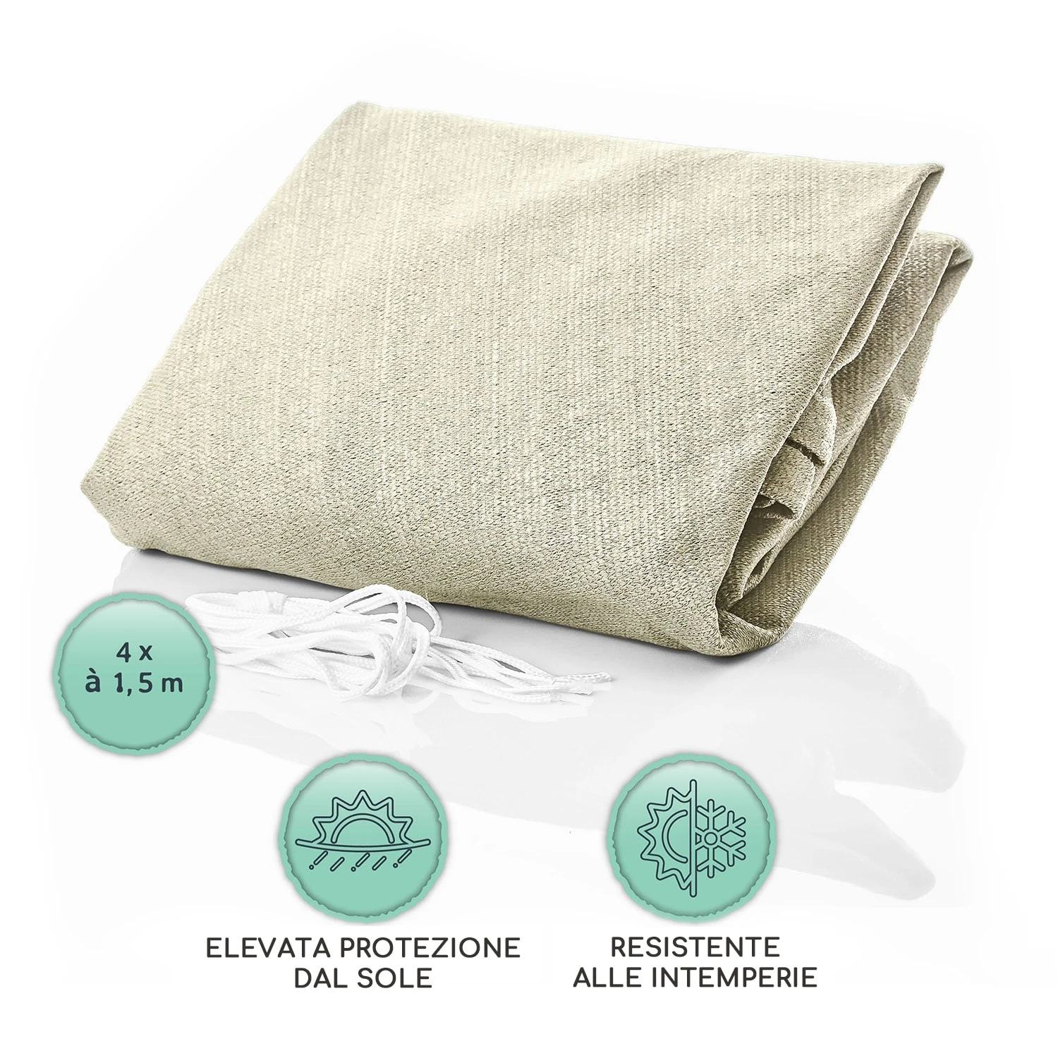 Vela Parasole Quadrata 5 X 5 M 7 Vela Parasole Quadrata 5 X 5 M - immagine 5