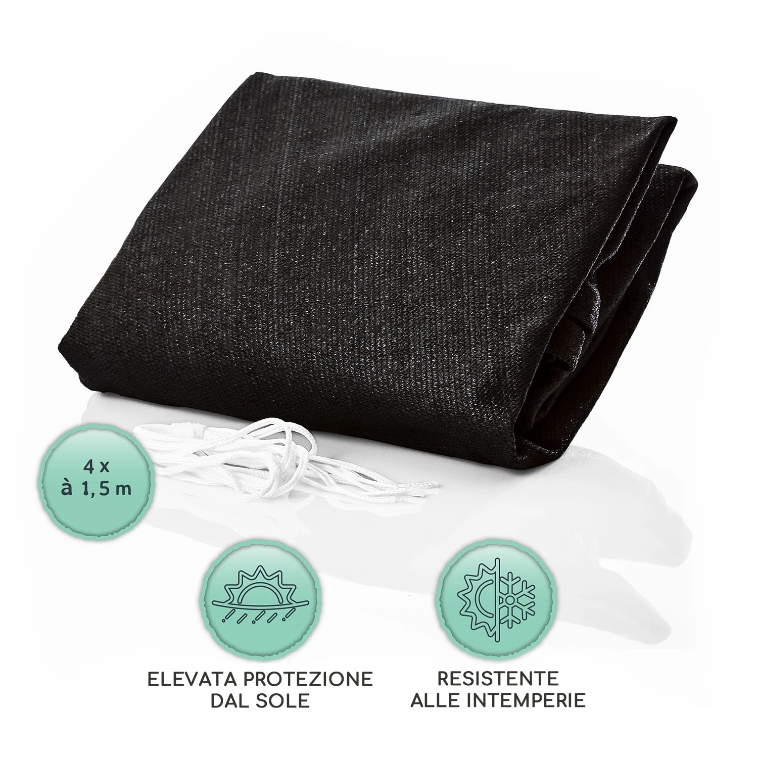 Vela Parasole Triangolare 4 X 4 X 4 M 7 Vela Parasole Triangolare 4 X 4 X 4 M - immagine 5