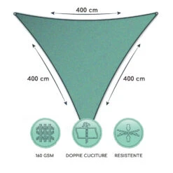 Vela Parasole Triangolare 4 X 4 X 4 M 13 Vela Parasole Triangolare 4 X 4 X 4 M -Elettrodomestici Negozio 10038206 it 0006 logo